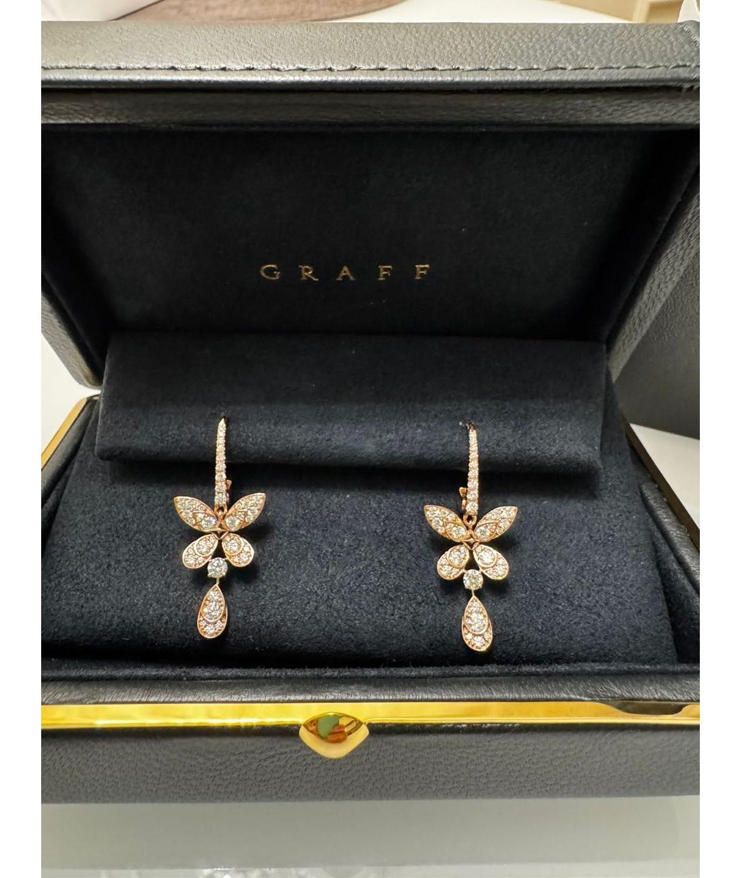 GRAFF Розовые серьги из розового золота, фото 2