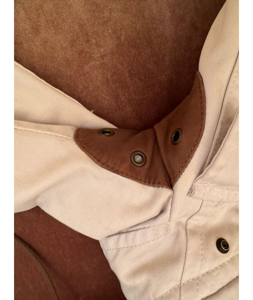 DSQUARED2 Белая хлопковая куртка, фото 7