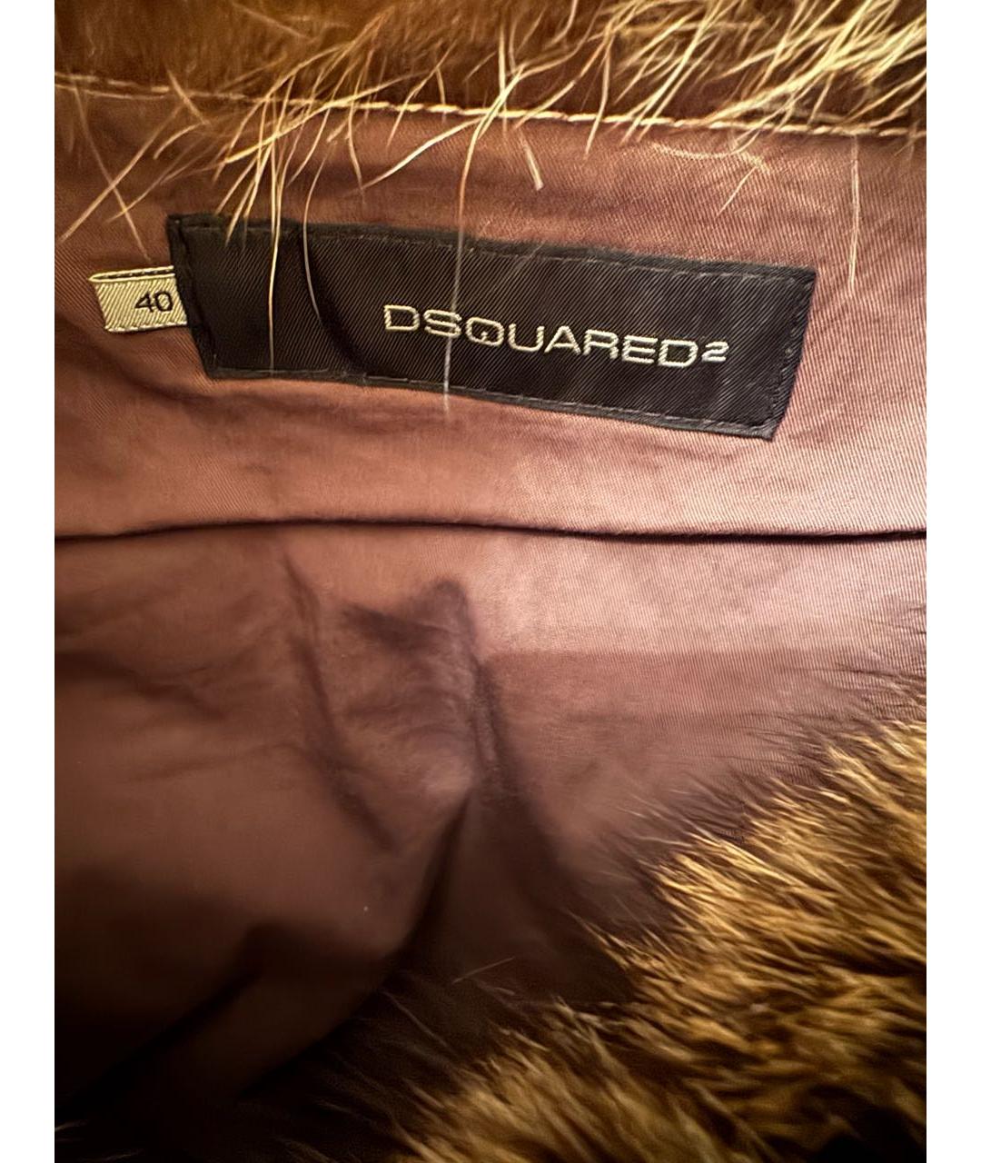 DSQUARED2 Белая хлопковая куртка, фото 3