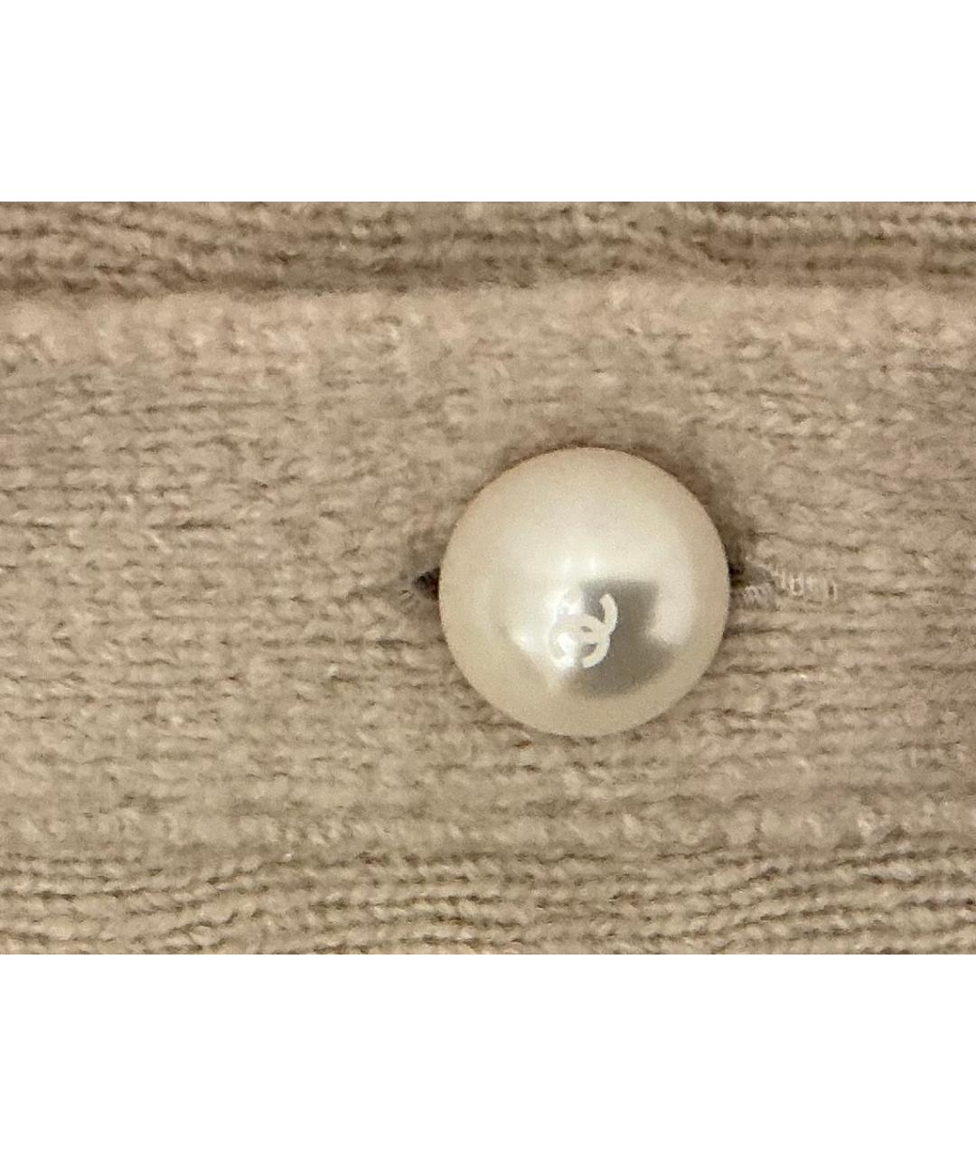 CHANEL Бежевый кашемировый джемпер / свитер, фото 2