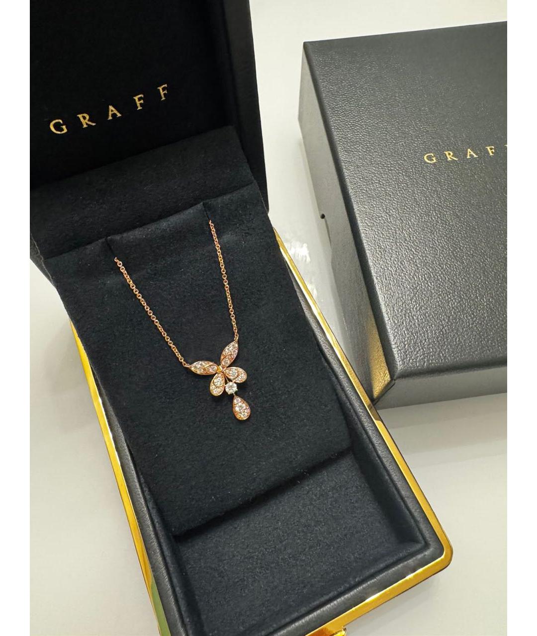 GRAFF Розовый кулон из розового золота, фото 3