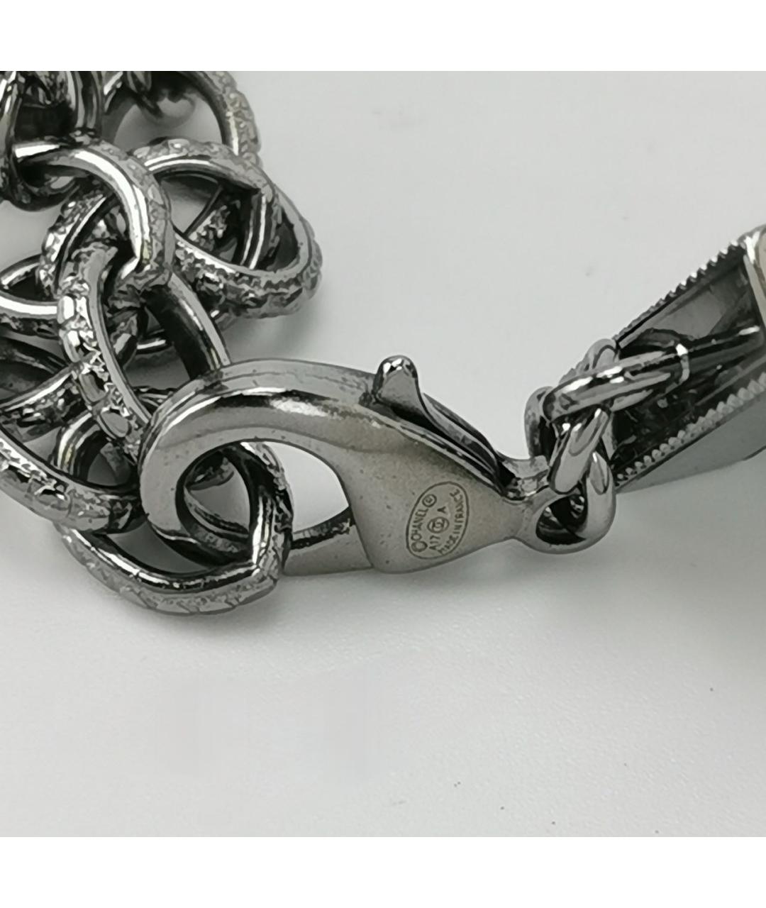 CHANEL Серый чокер, фото 5