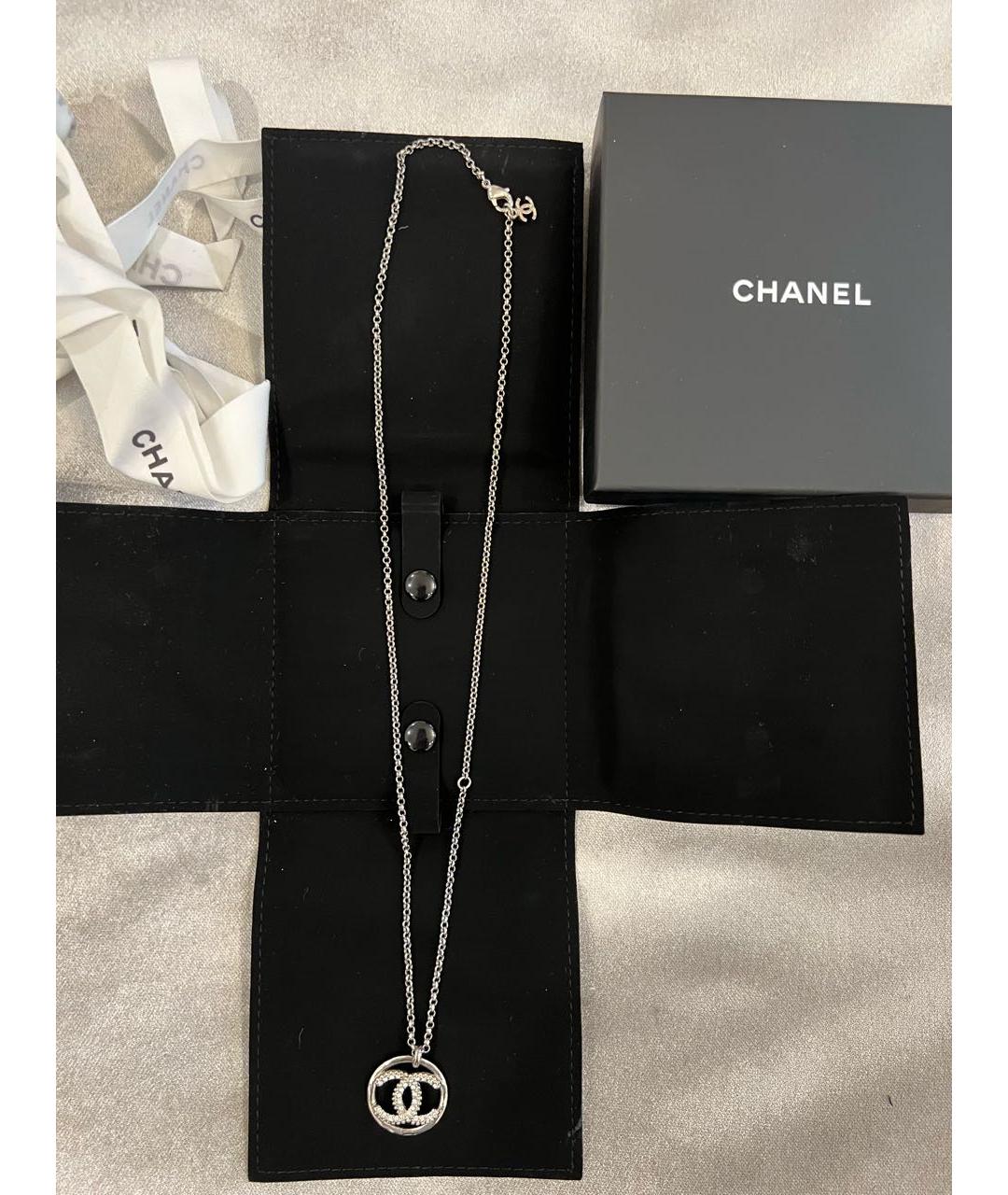 CHANEL Серебряная металлическая подвеска, фото 2