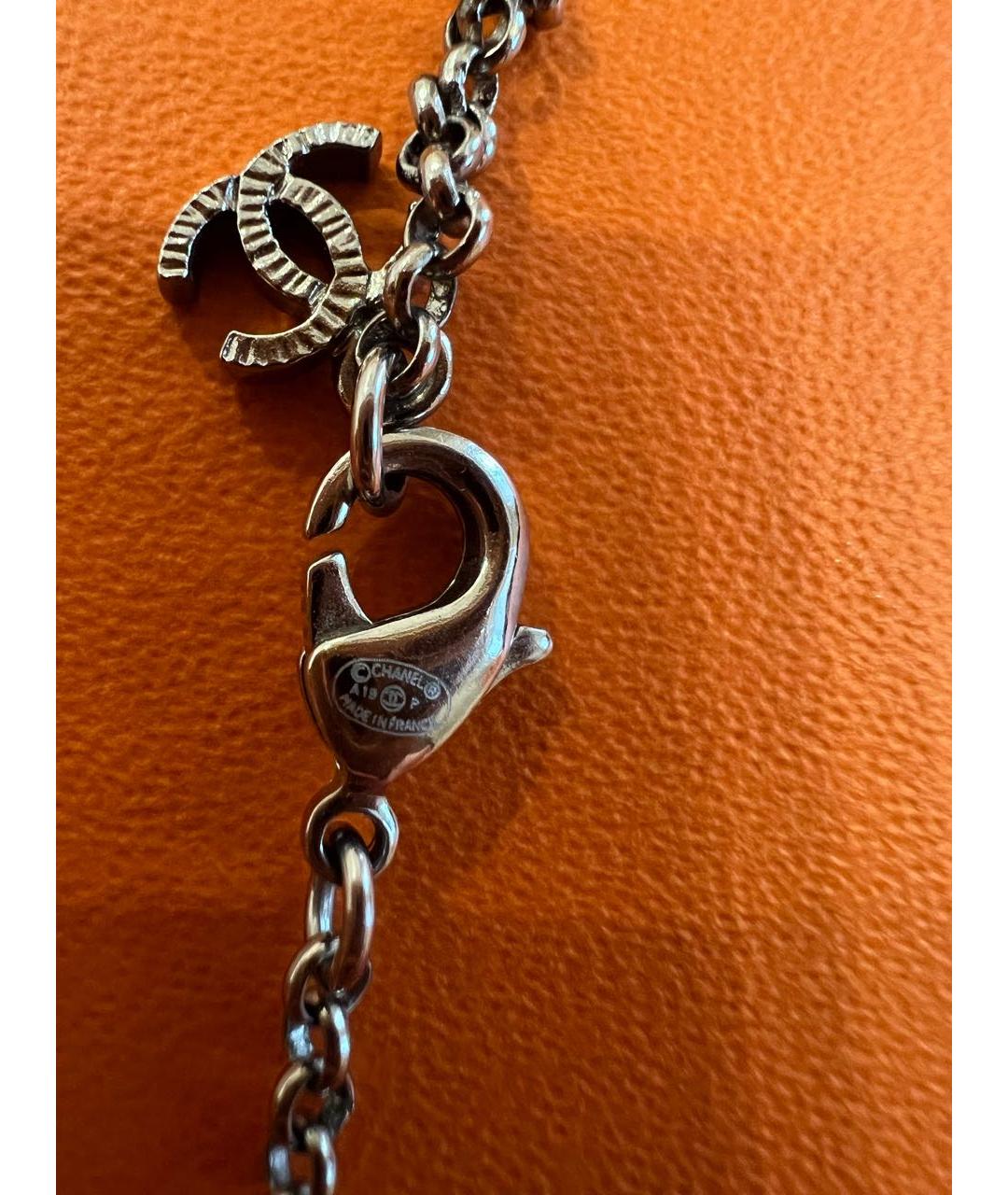 CHANEL Серебряная металлическая подвеска, фото 5