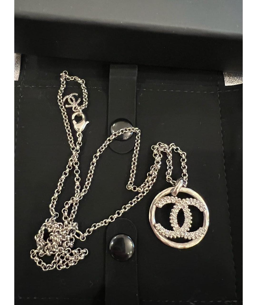 CHANEL Серебряная металлическая подвеска, фото 6