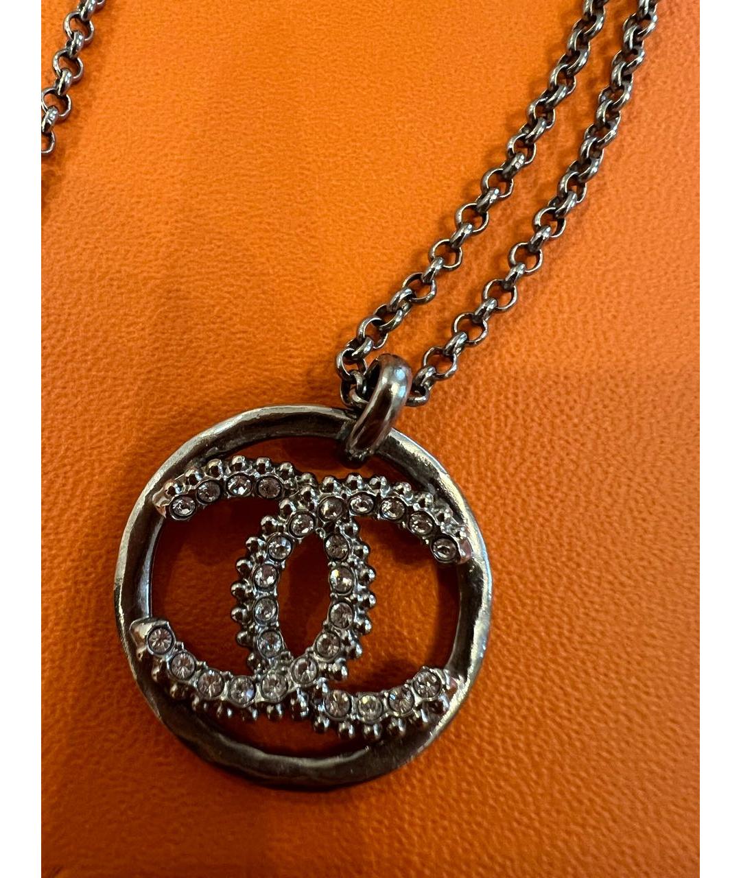 CHANEL Серебряная металлическая подвеска, фото 3