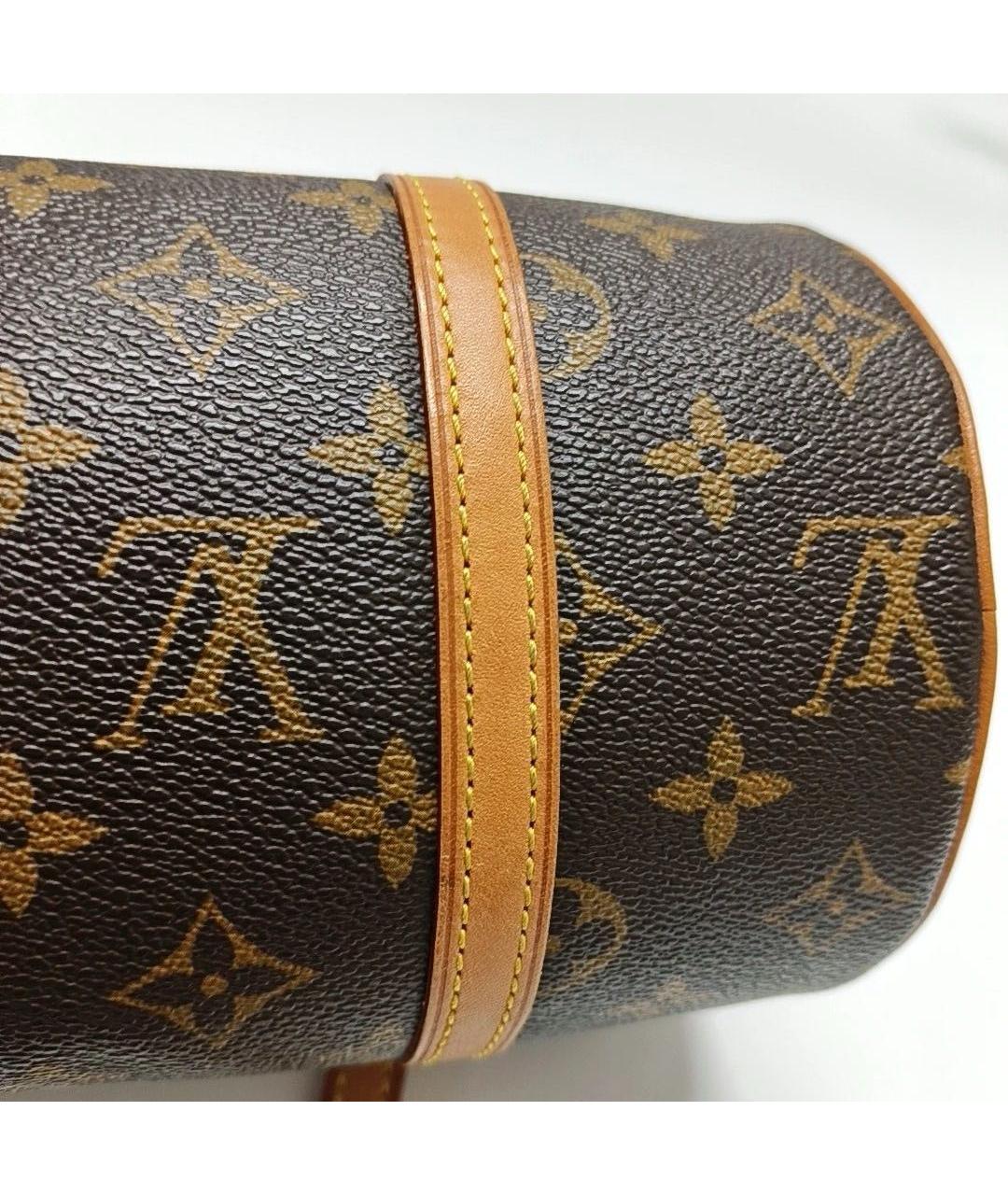 LOUIS VUITTON Коричневая сумка с короткими ручками, фото 8
