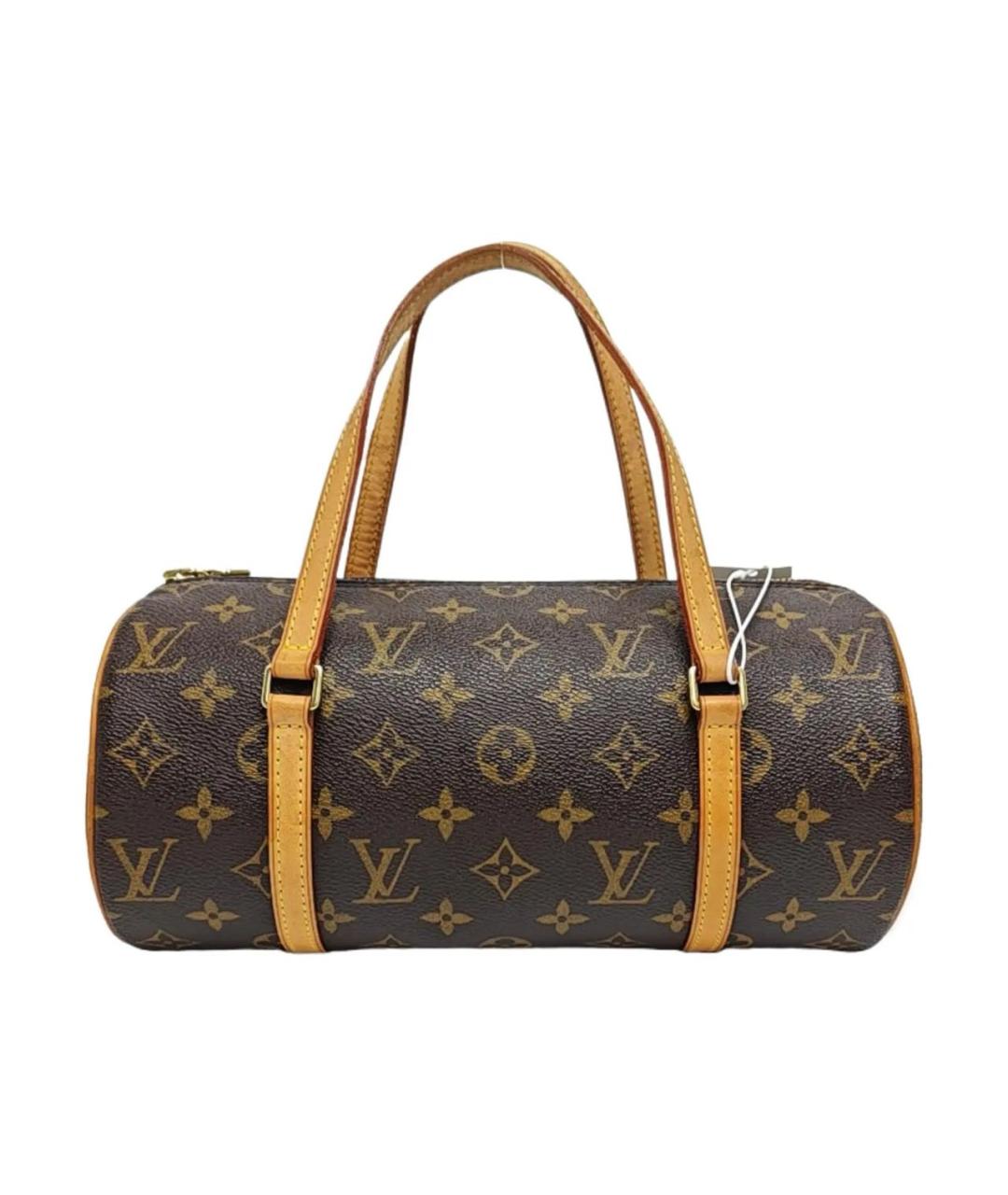 LOUIS VUITTON Коричневая сумка с короткими ручками, фото 9