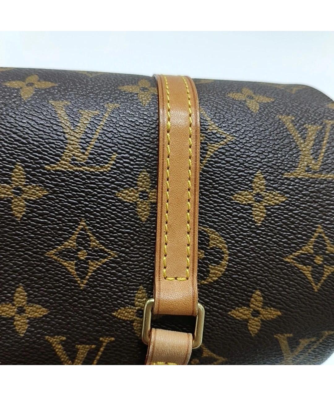 LOUIS VUITTON Коричневая сумка с короткими ручками, фото 6