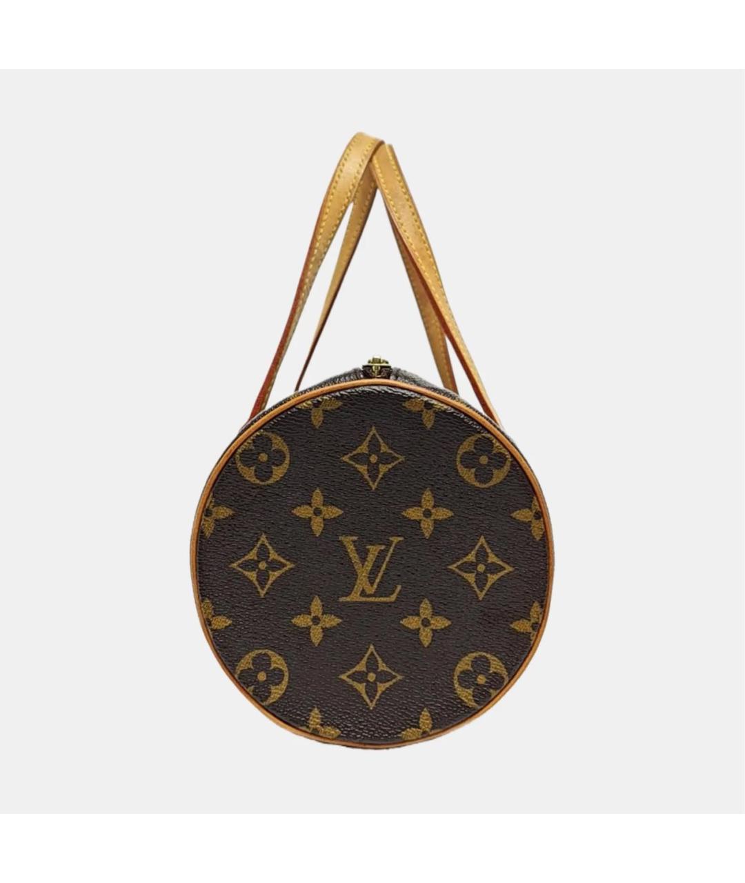 LOUIS VUITTON Коричневая сумка с короткими ручками, фото 3