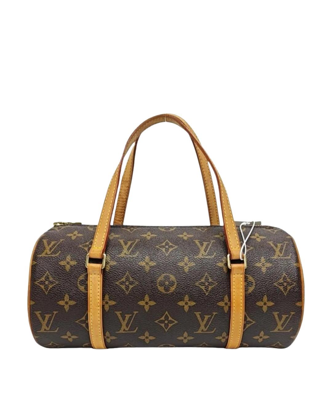 LOUIS VUITTON Коричневая сумка с короткими ручками, фото 1