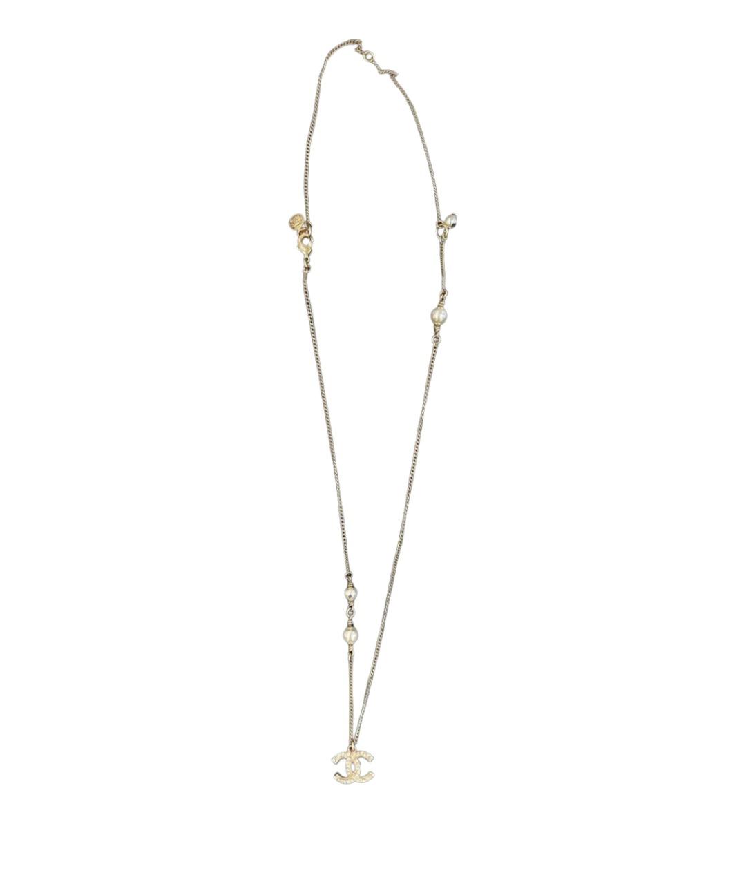 CHANEL Золотая металлическая подвеска, фото 1