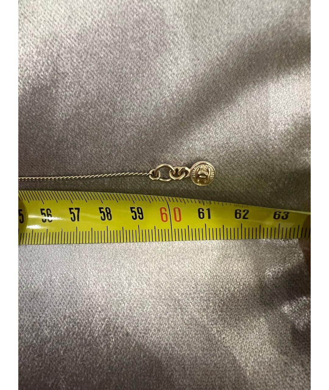 CHANEL Золотая металлическая подвеска, фото 5