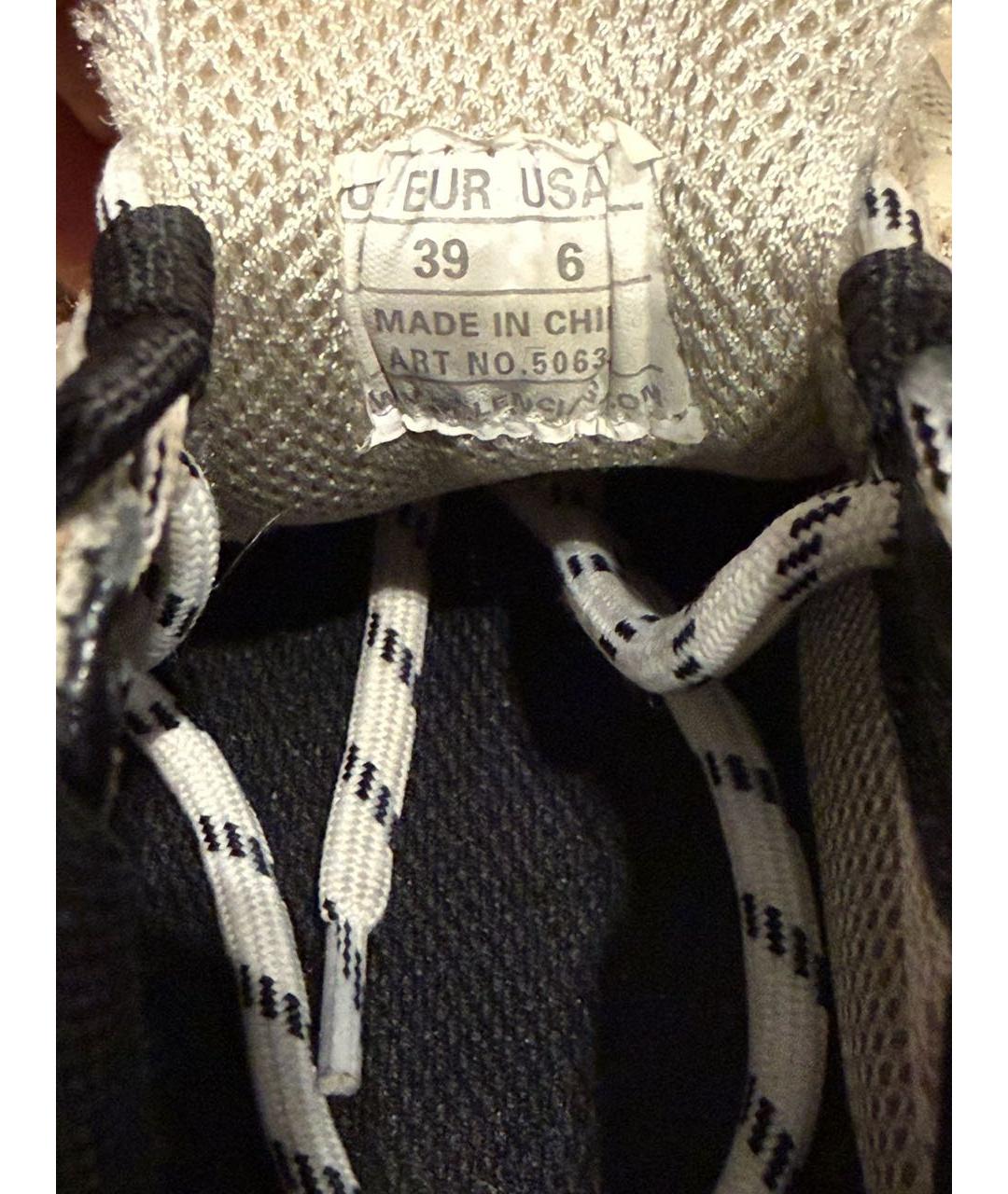 BALENCIAGA Серые кроссовки, фото 5