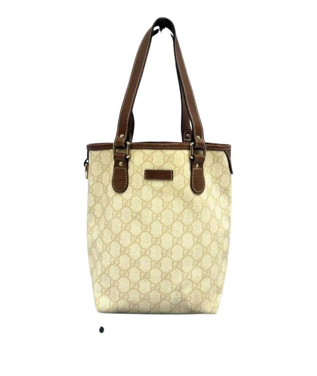 GUCCI Белая сумка тоут, фото 1