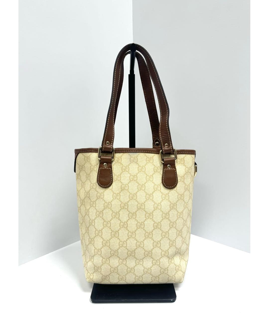 GUCCI Белая сумка тоут, фото 2