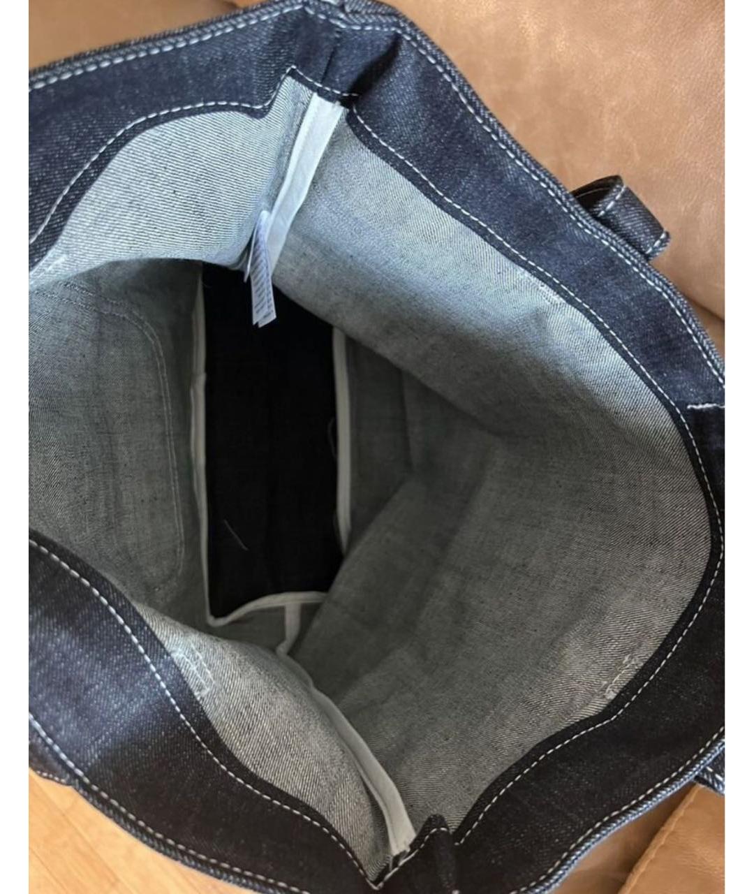 CARHARTT Темно-синяя деним сумка тоут, фото 3