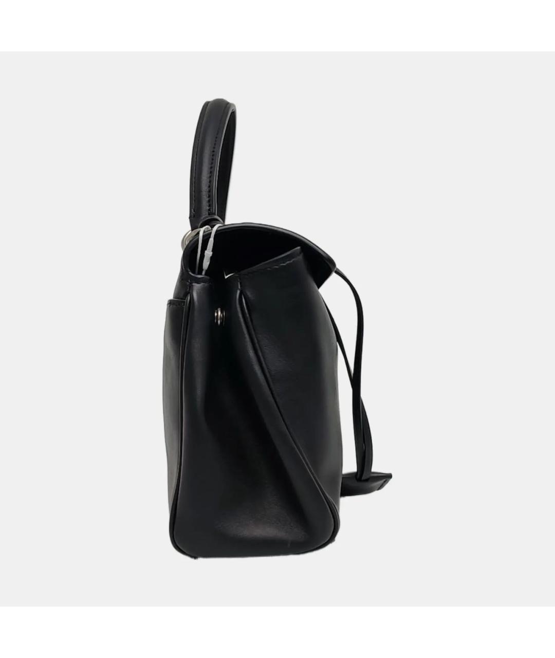 BALENCIAGA Черная кожаная сумка тоут, фото 3