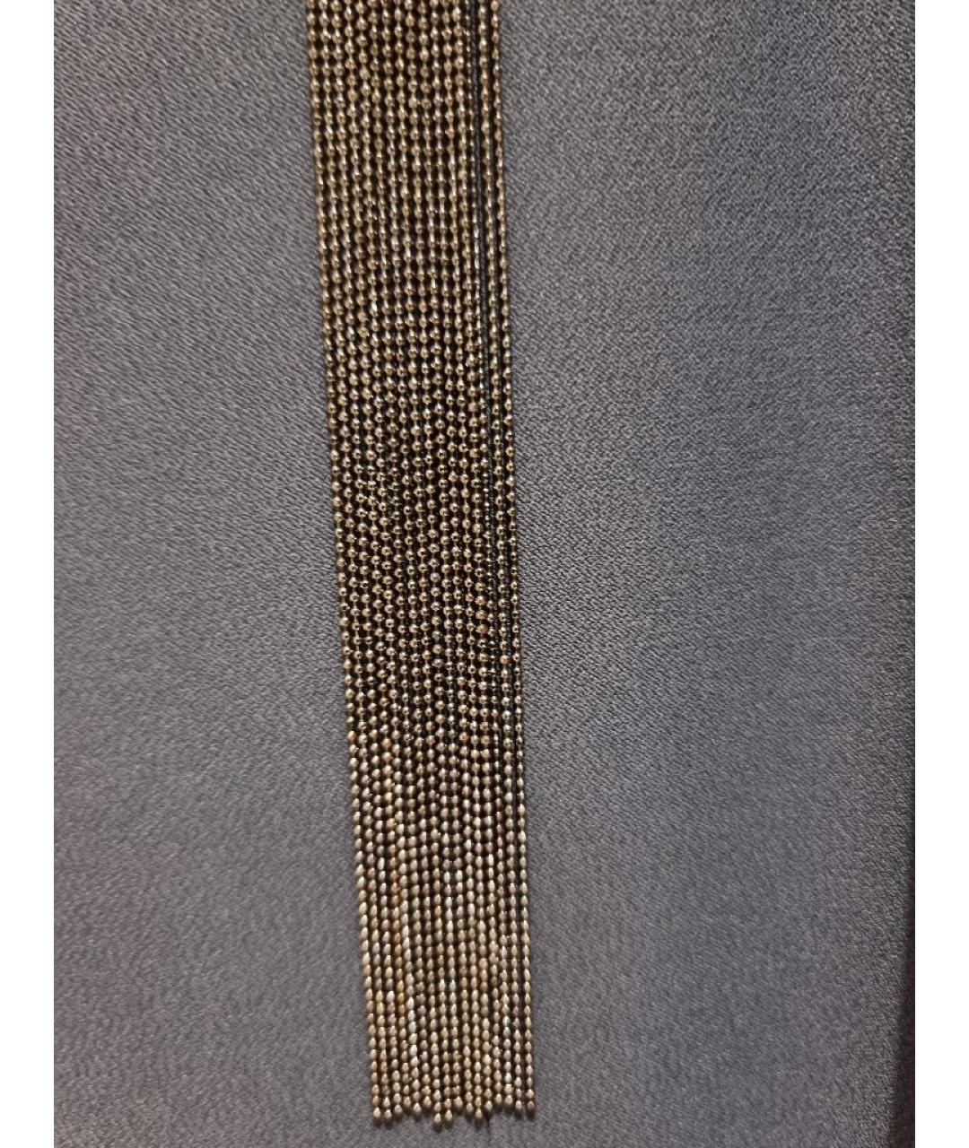 FABIANA FILIPPI Синее вискозное повседневное платье, фото 5