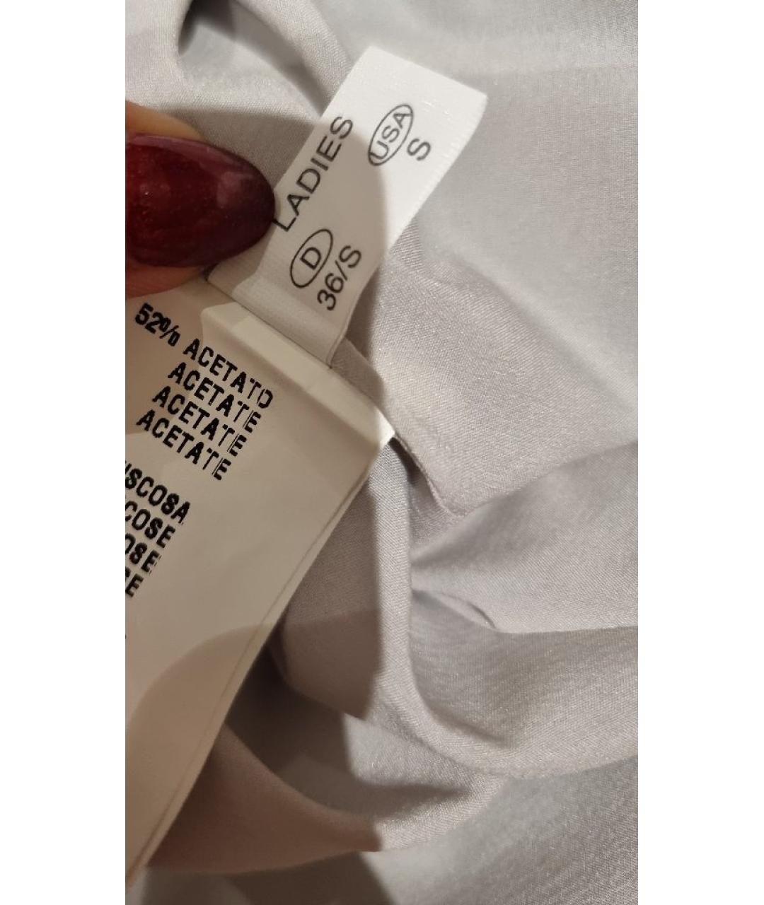 FABIANA FILIPPI Синее вискозное повседневное платье, фото 9