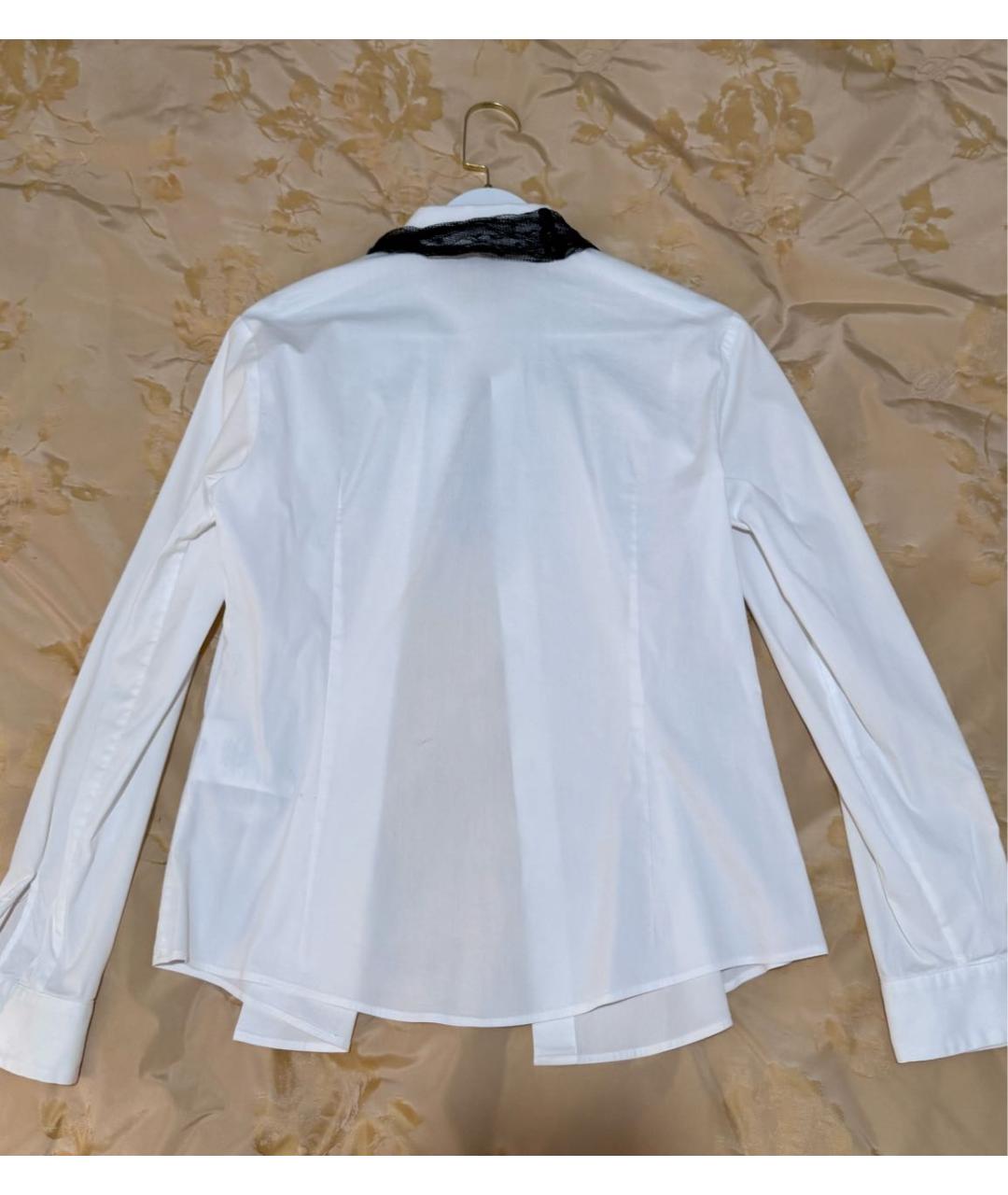 RED VALENTINO Белая хлопковая рубашка, фото 3
