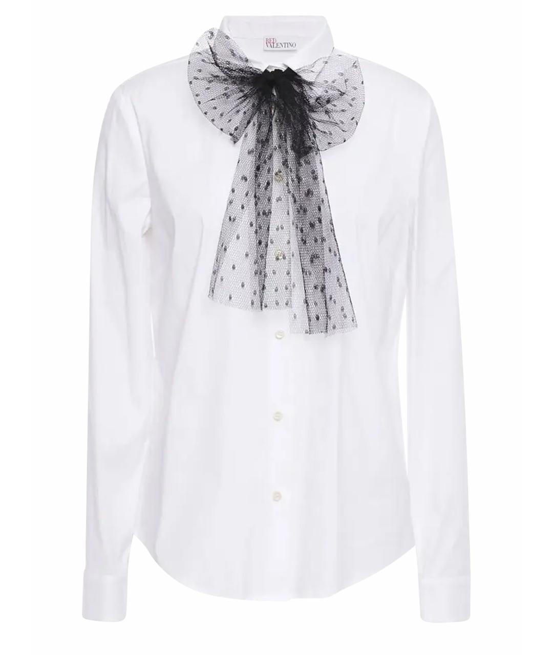 RED VALENTINO Белая хлопковая рубашка, фото 1
