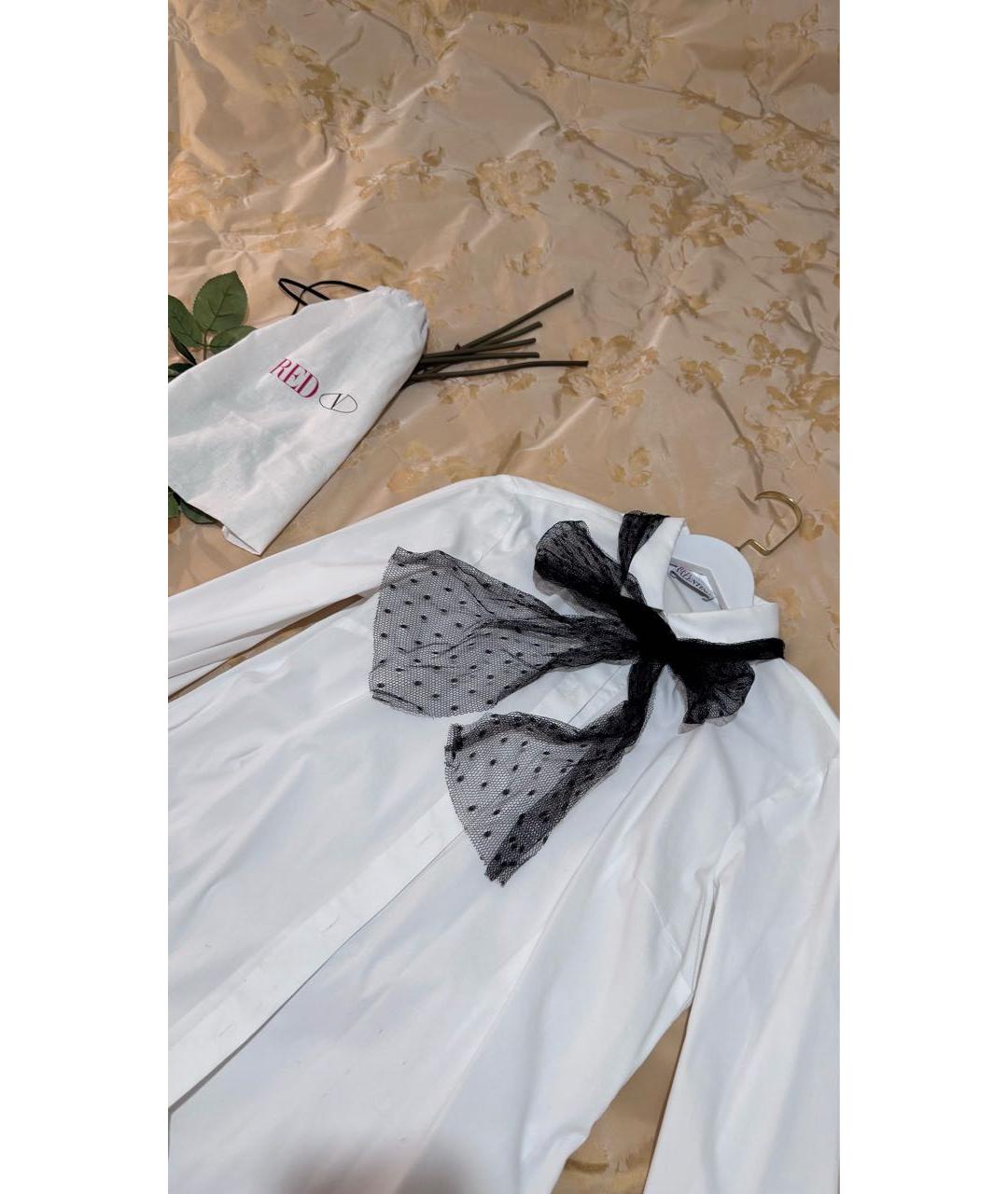 RED VALENTINO Белая хлопковая рубашка, фото 2