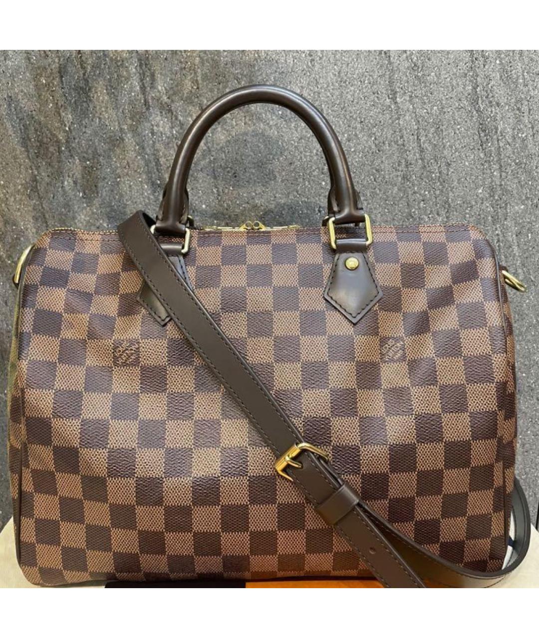 LOUIS VUITTON Коричневая сумка через плечо, фото 4