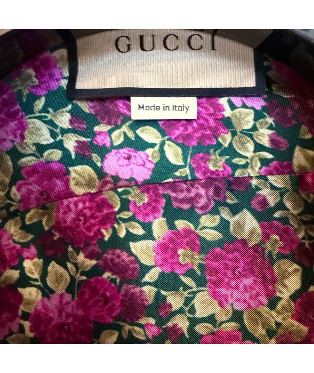 GUCCI Мульти шелковая рубашка, фото 3