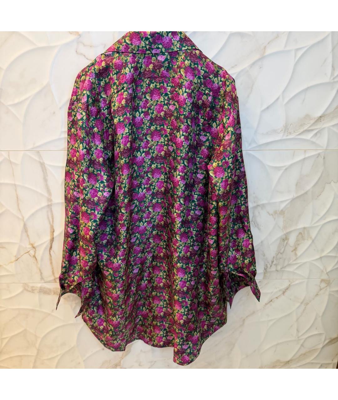 GUCCI Мульти шелковая рубашка, фото 2