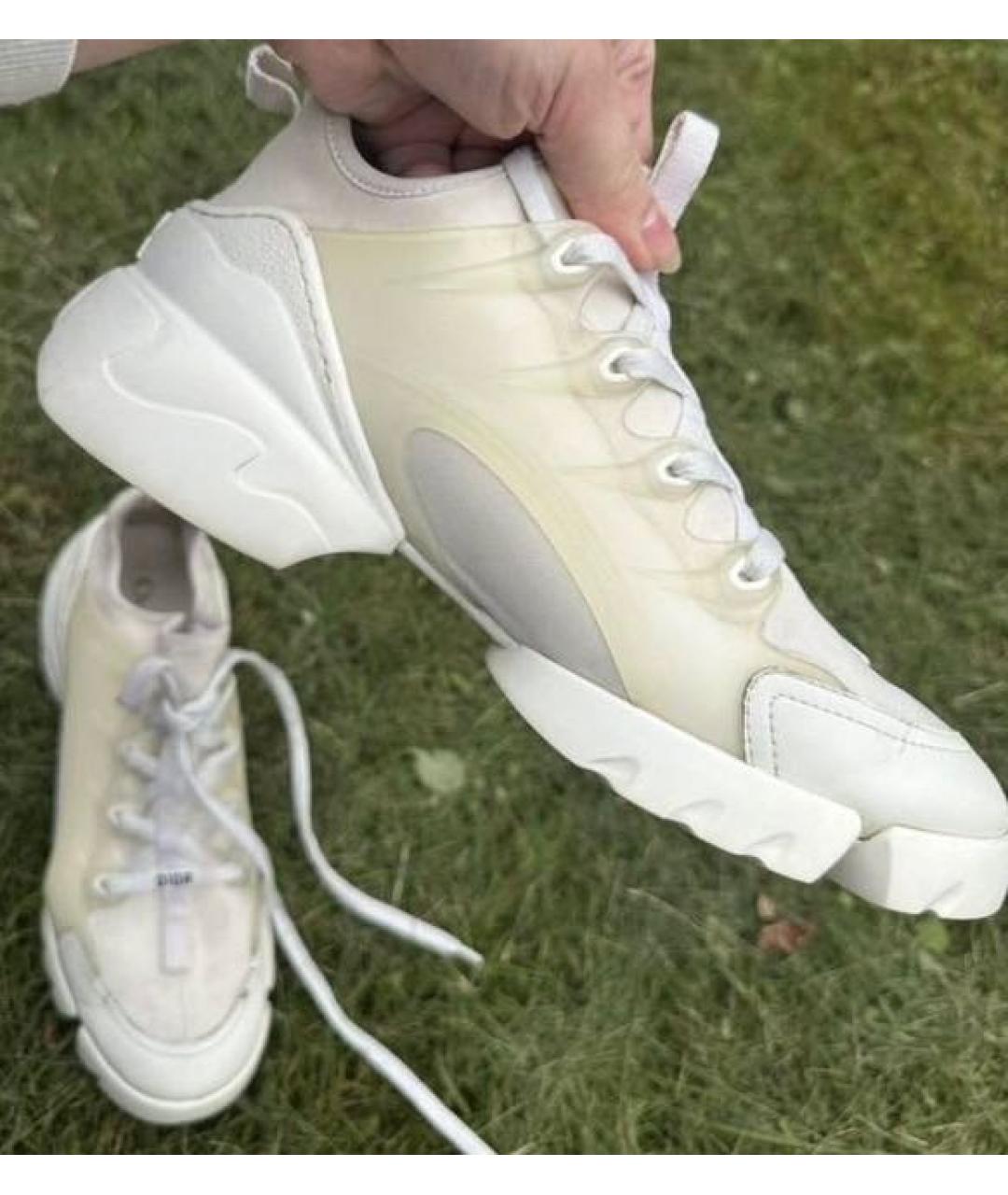 CHRISTIAN DIOR Белые неопреновые кроссовки, фото 3