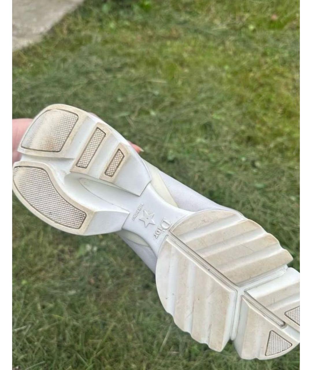 CHRISTIAN DIOR Белые неопреновые кроссовки, фото 4