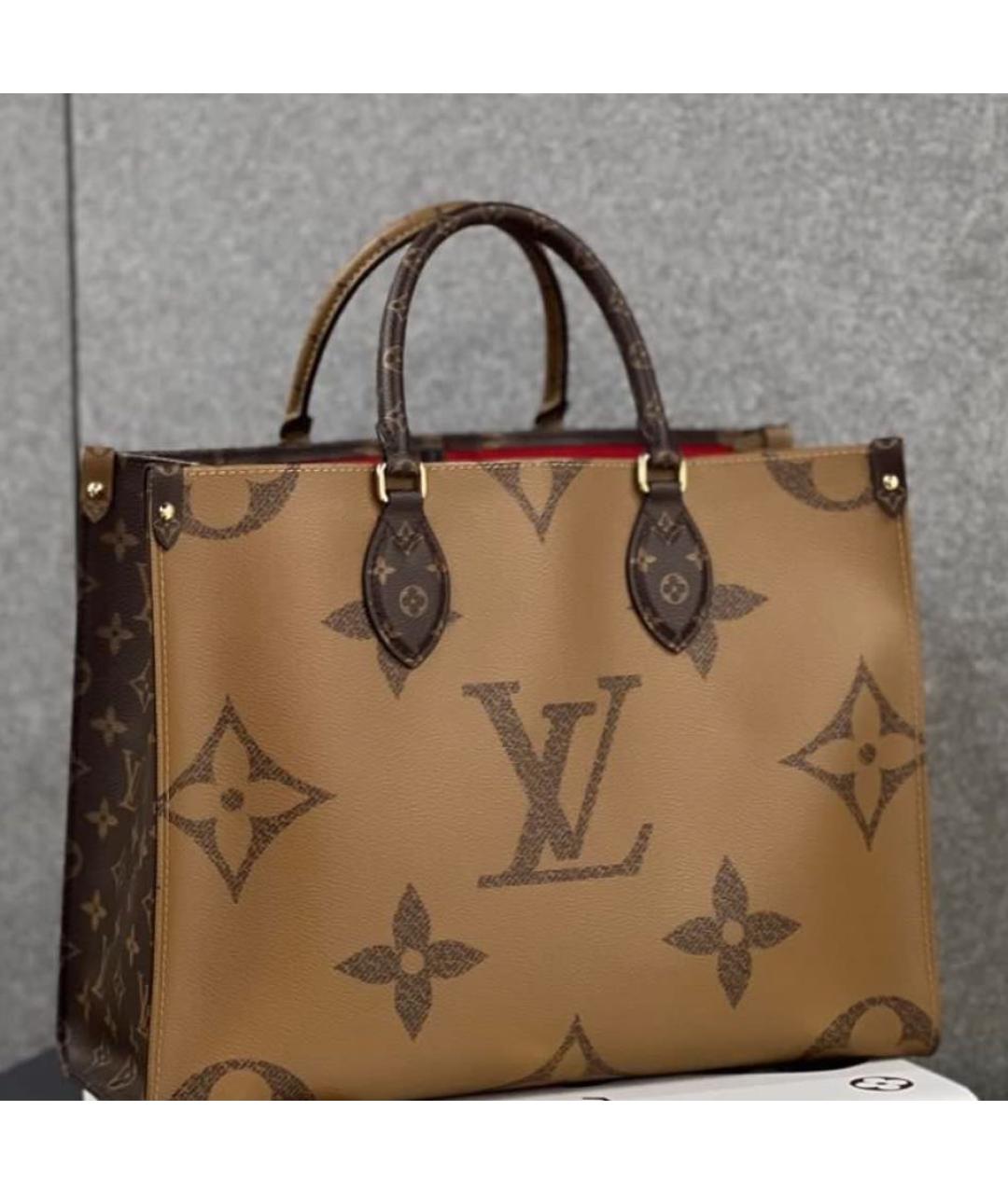 LOUIS VUITTON Коричневая сумка тоут, фото 2
