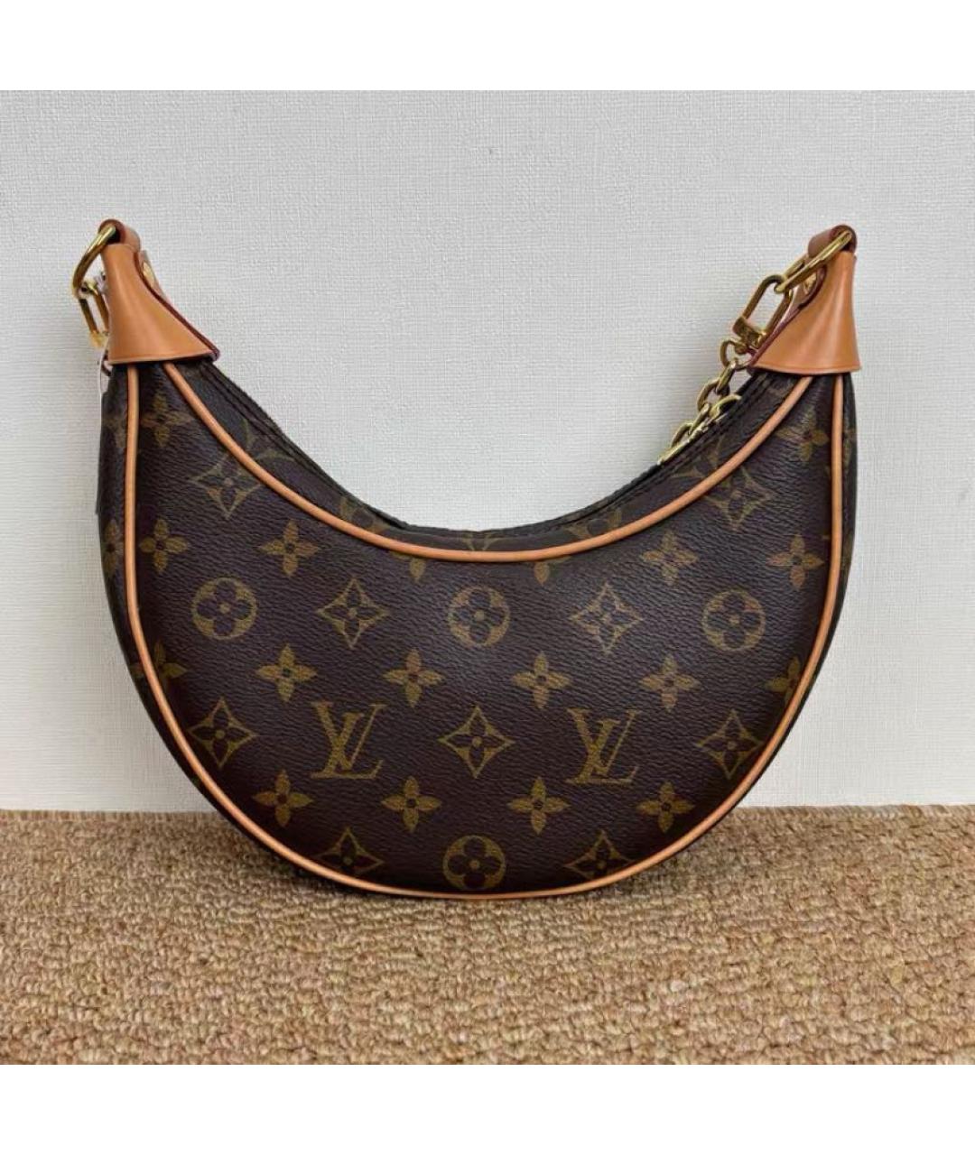 LOUIS VUITTON Коричневая сумка через плечо, фото 3