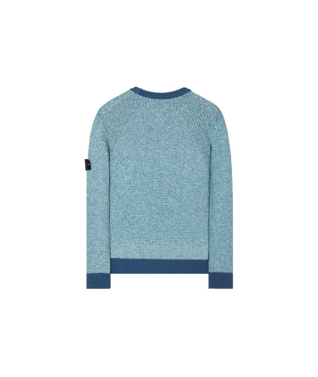 STONE ISLAND Синий джемпер / свитер, фото 2