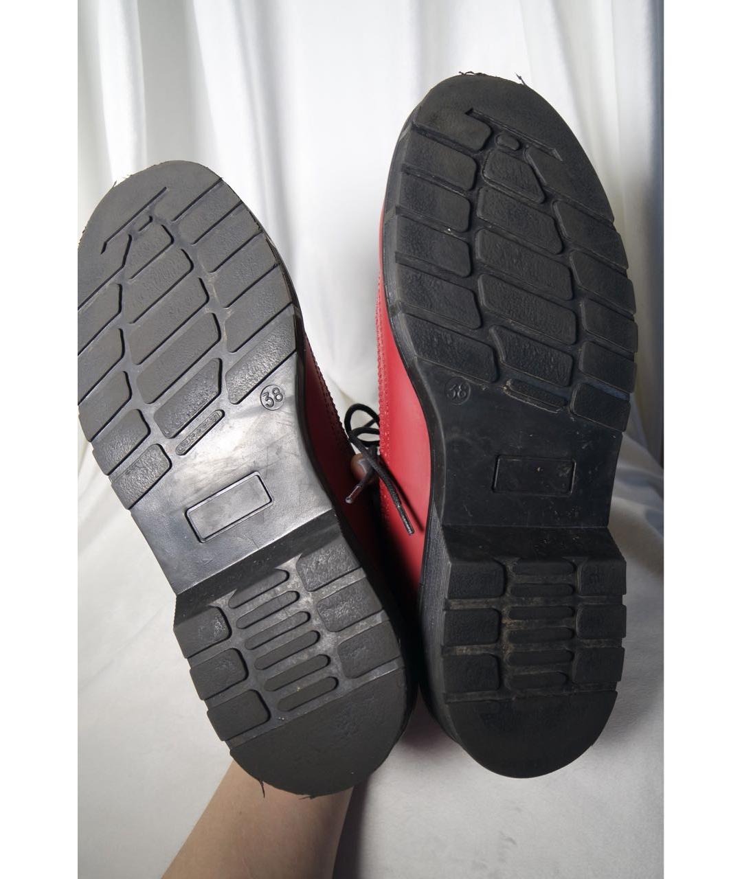 JOSEPH Красные кожаные брогги и оксфорды, фото 8