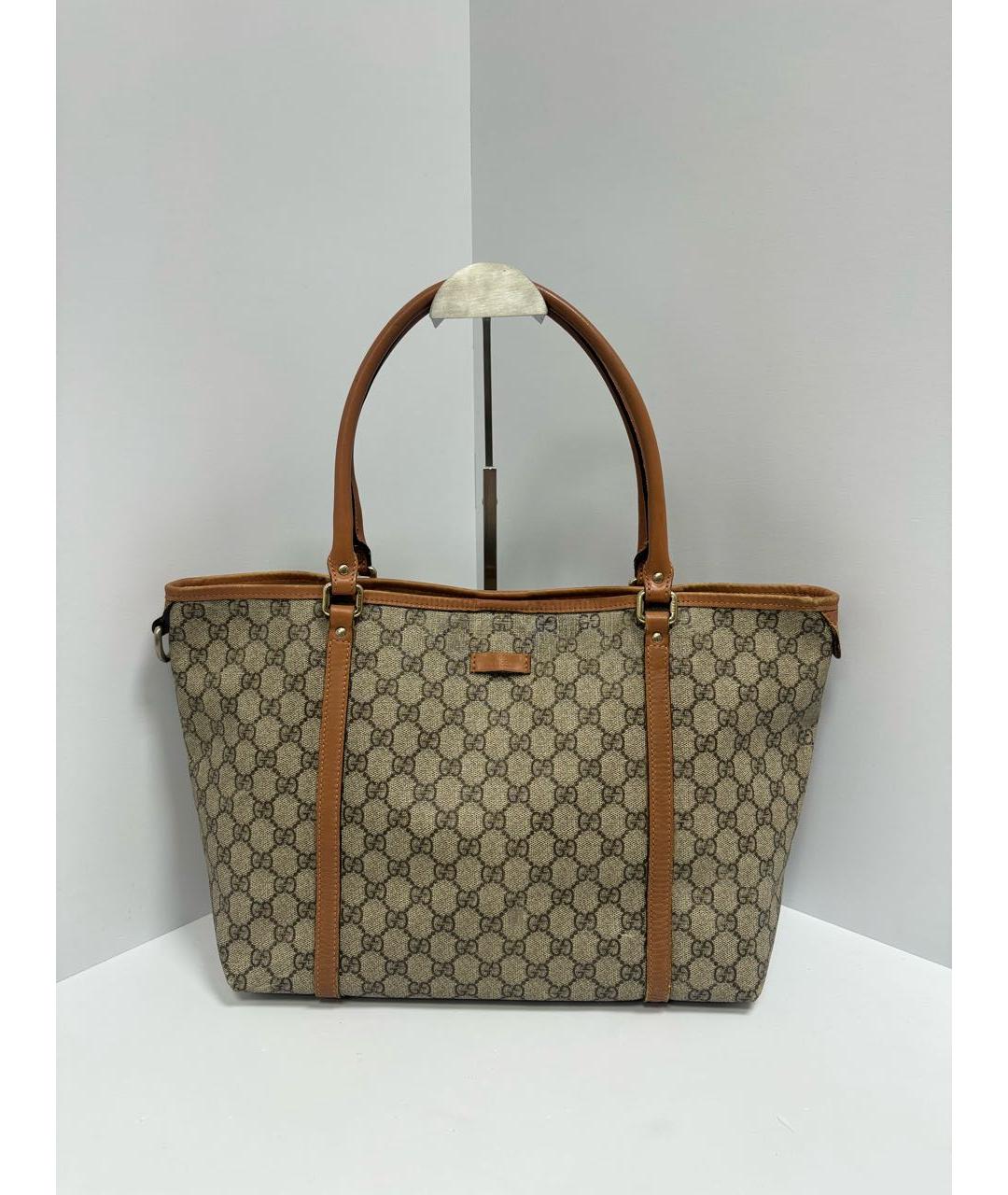 GUCCI Бежевая сумка тоут, фото 4