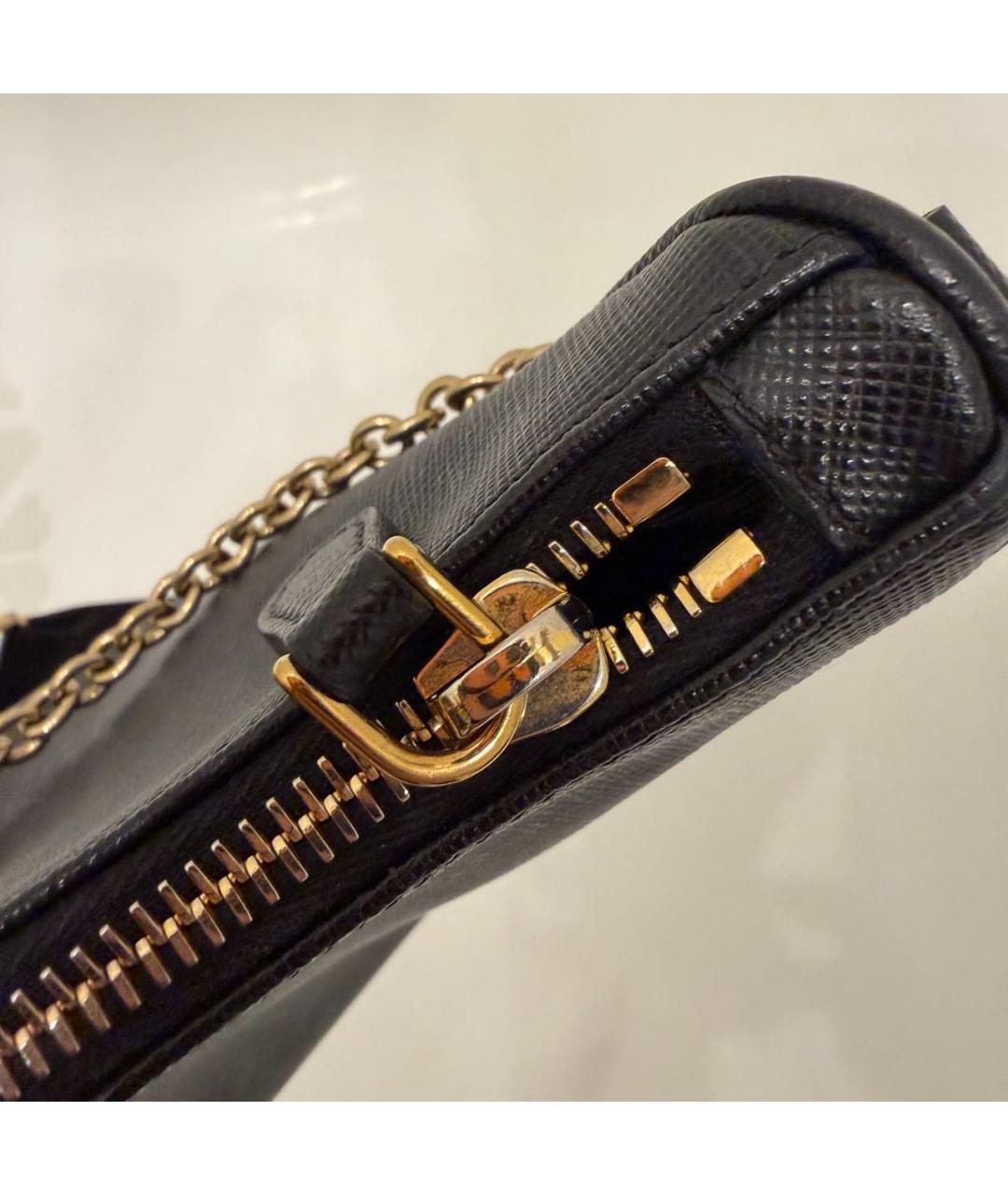 PRADA Черная тканевая сумка через плечо, фото 6