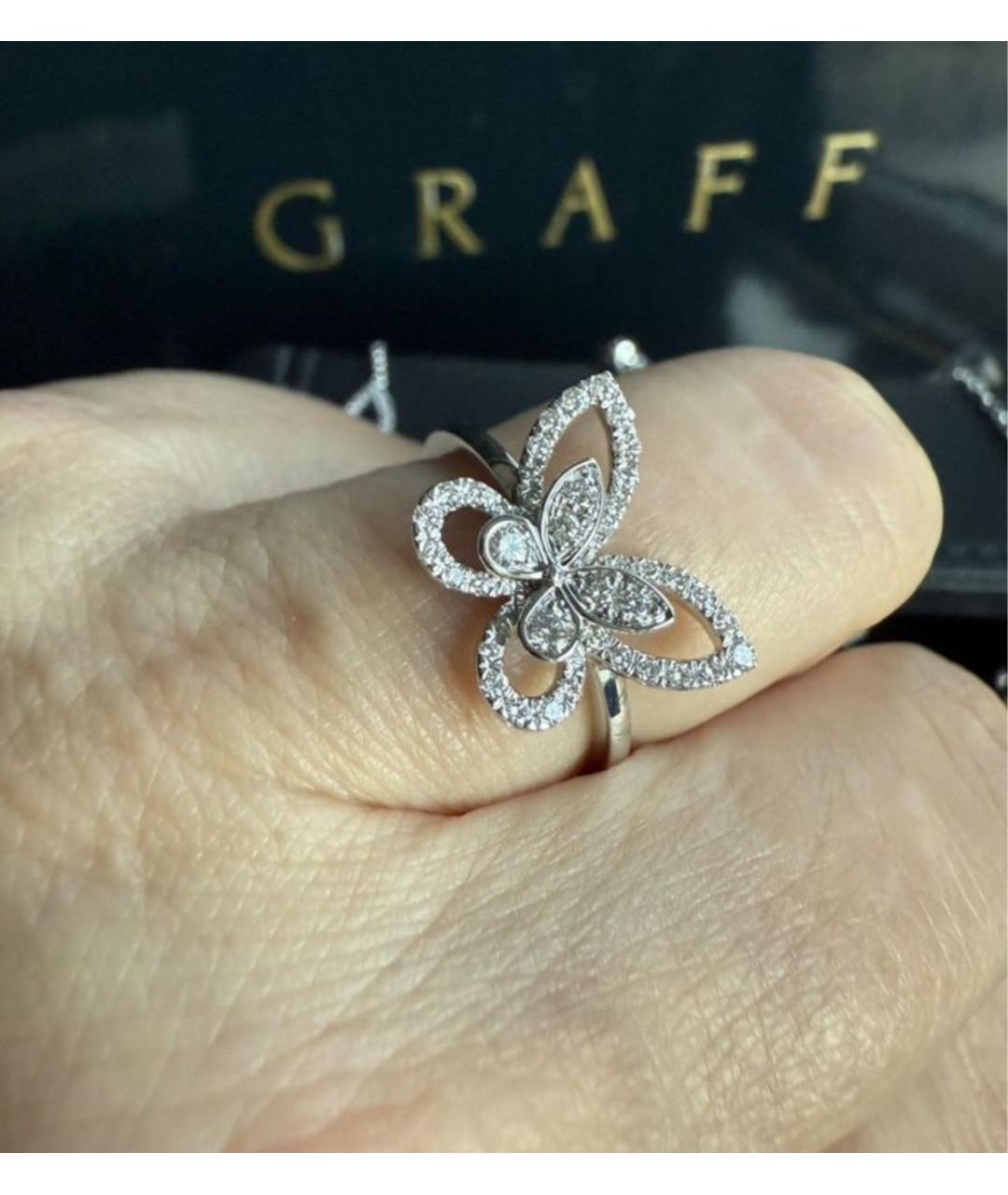 GRAFF Серебряное кольцо из белого золота, фото 4