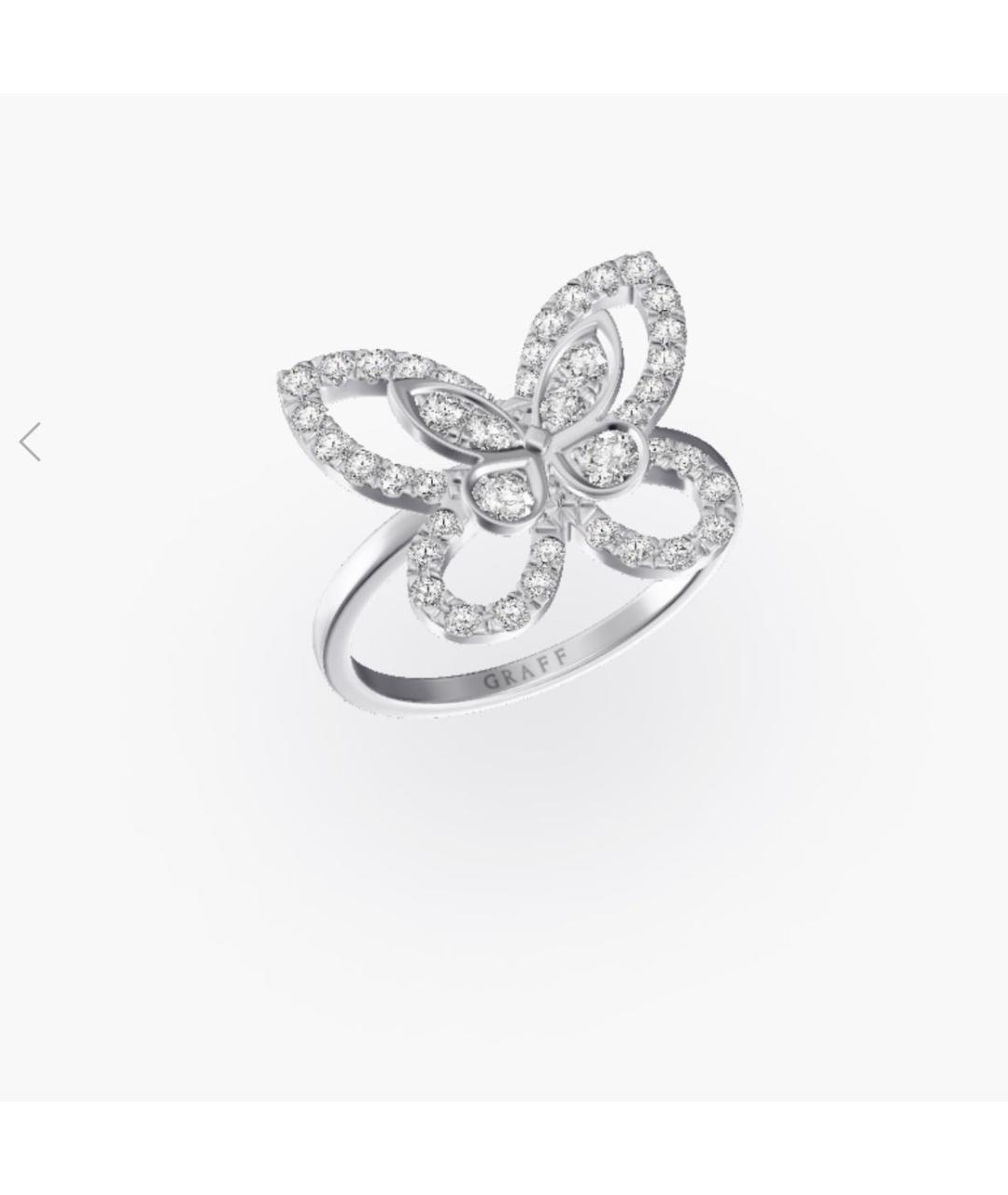GRAFF Серебряное кольцо из белого золота, фото 5
