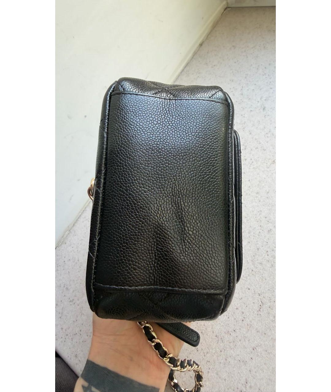 CHANEL Черный кожаный рюкзак, фото 4