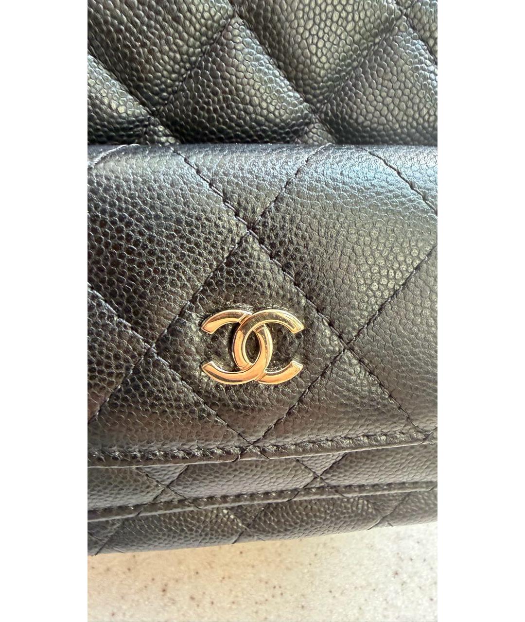 CHANEL Черный кожаный рюкзак, фото 3