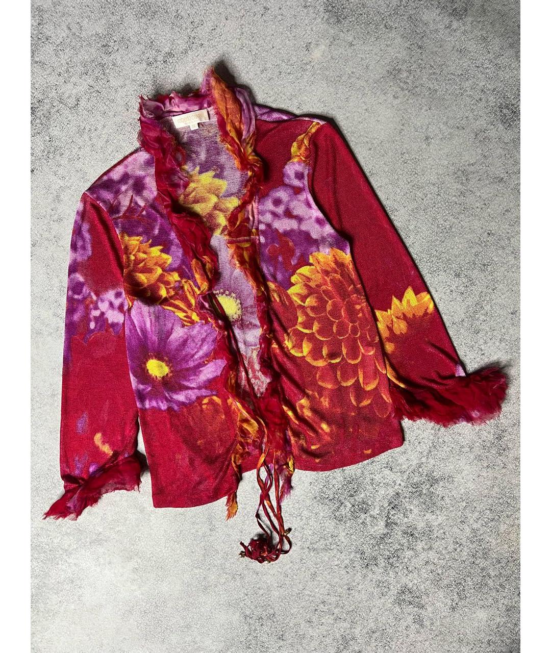 ROBERTO CAVALLI Мульти шелковый костюм с брюками, фото 2