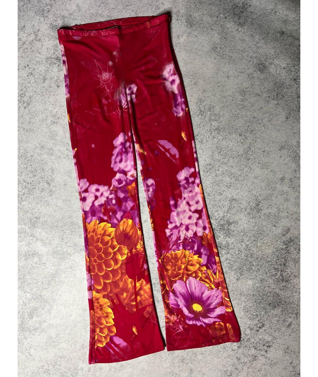 ROBERTO CAVALLI Мульти шелковый костюм с брюками, фото 4