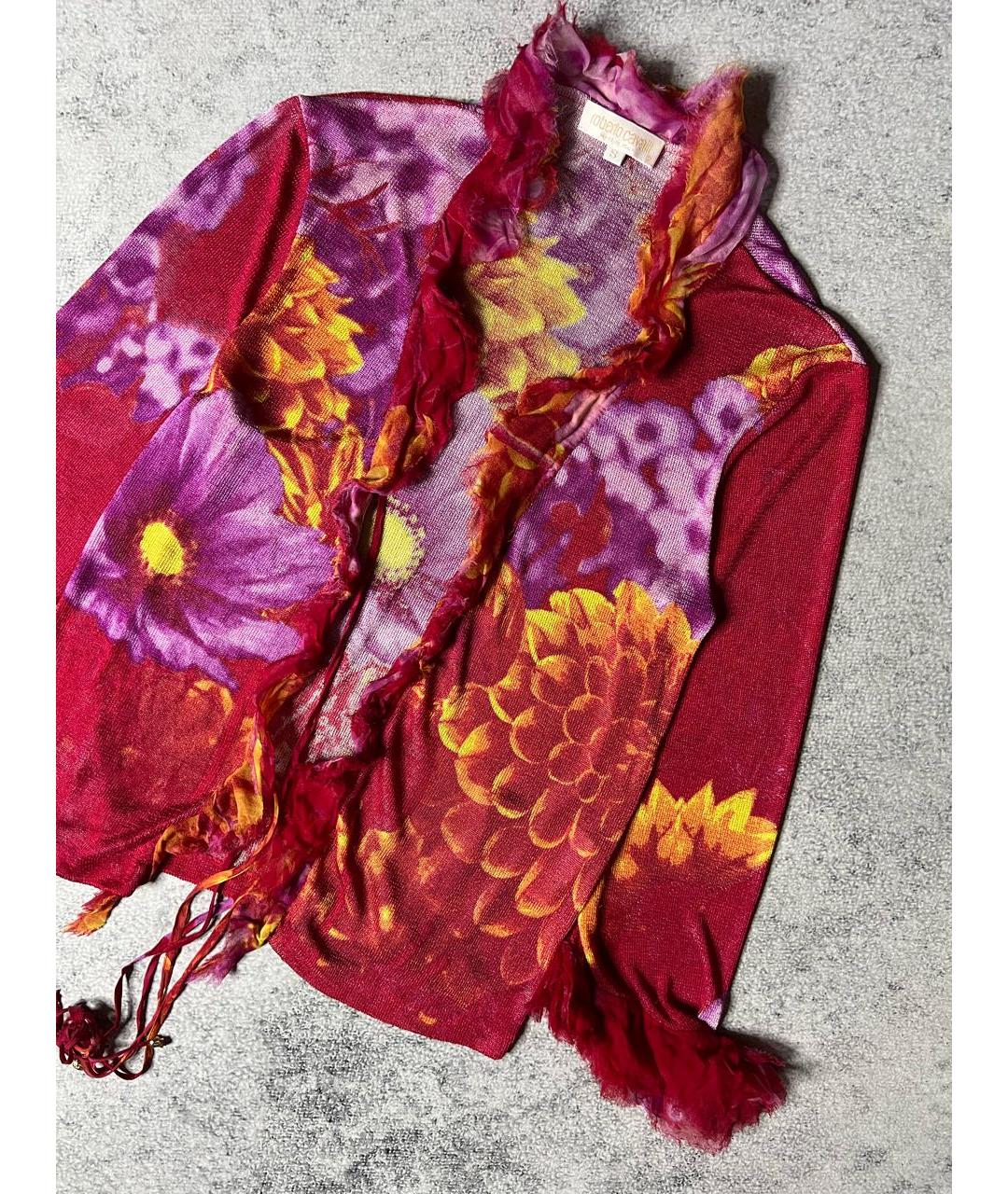 ROBERTO CAVALLI Мульти шелковый костюм с брюками, фото 3