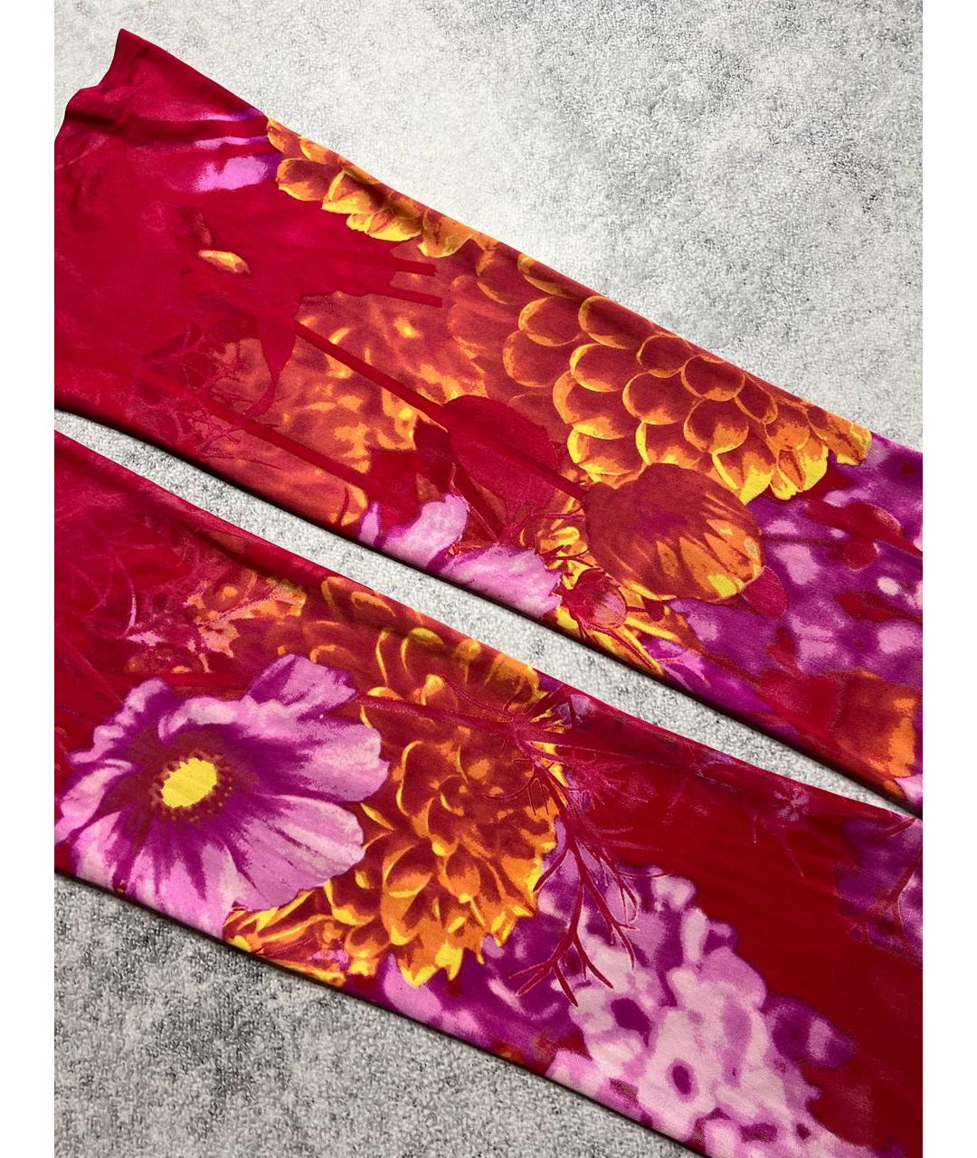 ROBERTO CAVALLI Мульти шелковый костюм с брюками, фото 7