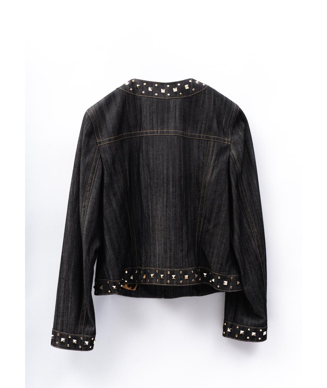 ESCADA Черная деним куртка, фото 2