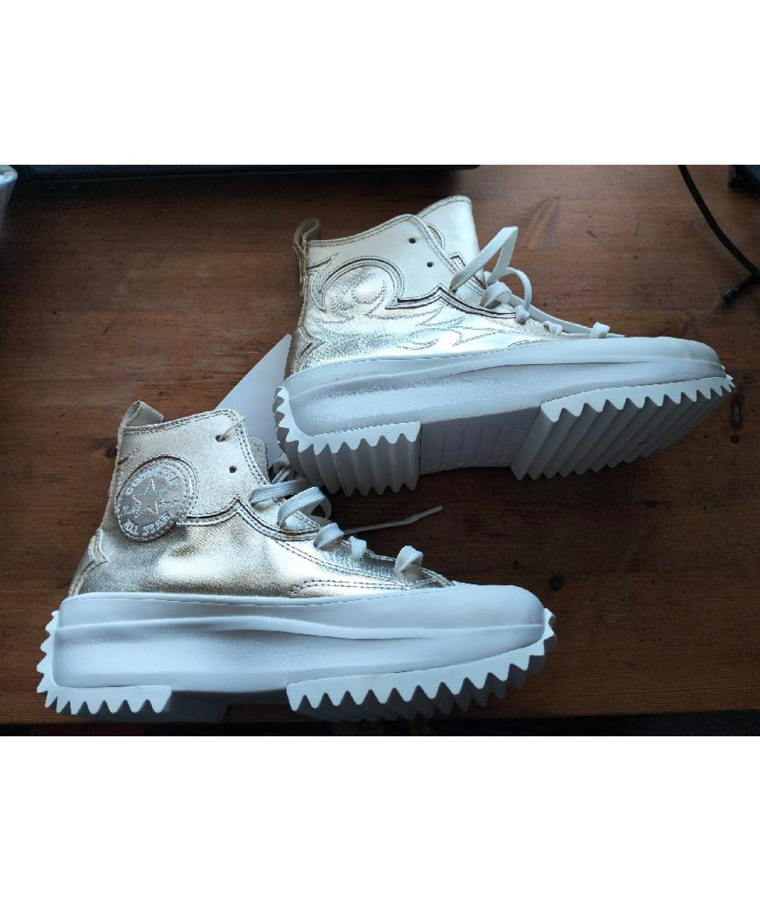 CONVERSE Золотые кеды, фото 6