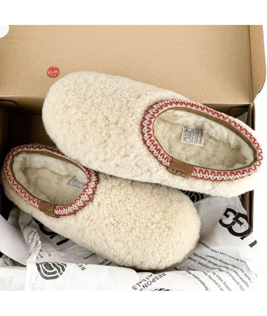 UGG AUSTRALIA Белые сабо, фото 5