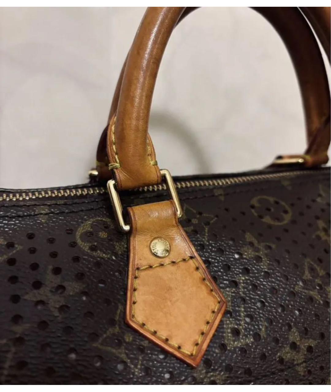 LOUIS VUITTON Коричневая сумка с короткими ручками, фото 4